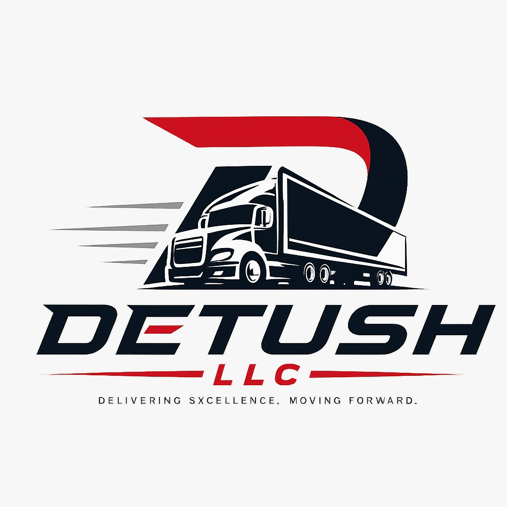 Detush LLC trucking company logo